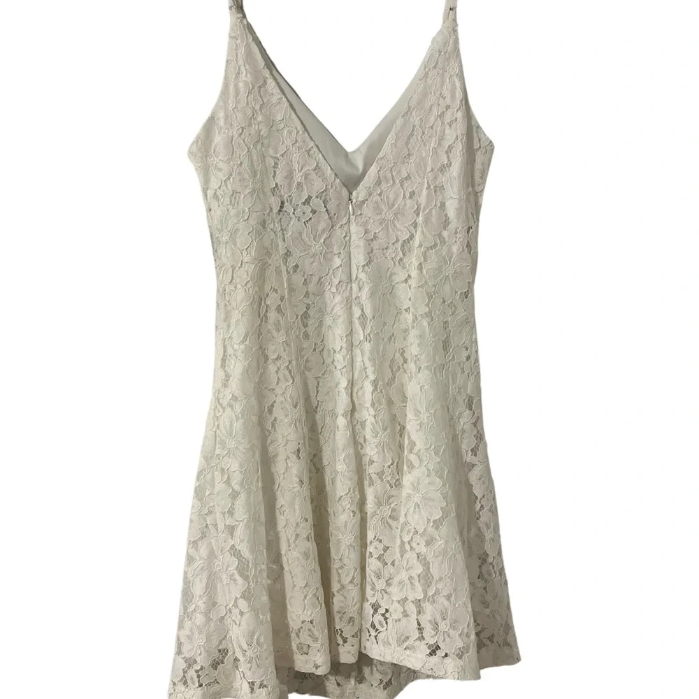Lulu’s Easy Love White Lace Skater Dress - Bridal Shower, Bachelorette - Picture 6 of 7